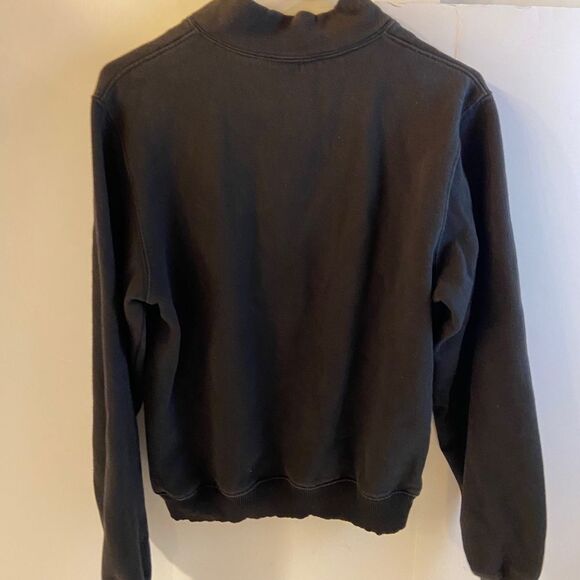 Ariat sweatshirt black 1/4 zipper medium Spellout on chest - Picture 3 of 6